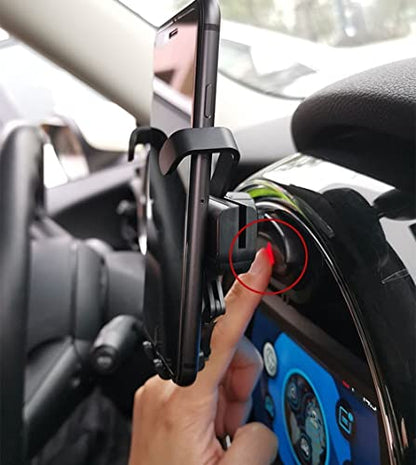 iJDMTOY Dashboard Phone Holder Mount for MINI Cooper F55/F56/F60