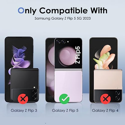 [2 Sets 6 Pack] for Samsung Galaxy Z Flip 5 Screen Protector - size: Z Flip 5