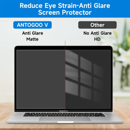 2-Pack Anti Glare Screen Protector Compatible with MacBook Pro 16 Inch 2019 Released with Touch ID & Touch Bar (A2141) - Anti-Glare/Anti Fingerprint Matte Laptop Screen Protector Guard - size: MacBook Pro 16 Inch (2019, A2141)