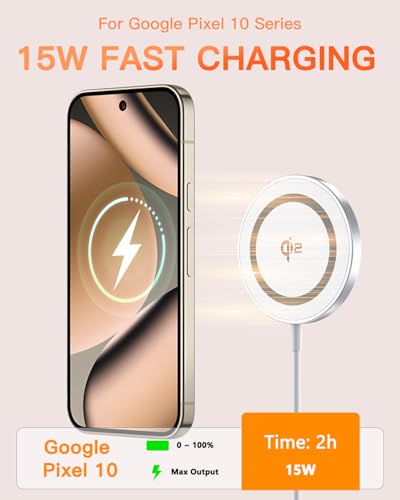 for Mag-Safe Charger 2 Pack,Qi2 Certified 15W Magnetic Wireless Charger Pad