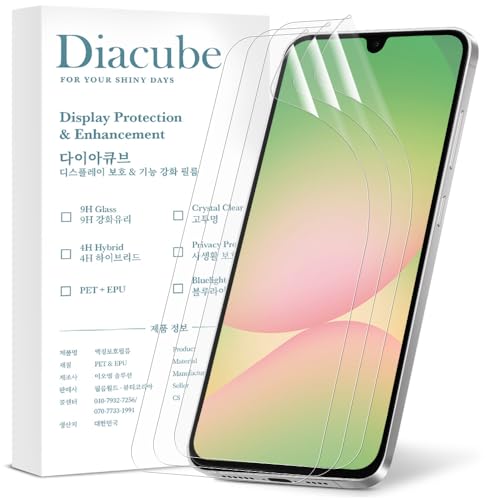 3-Pack for Samsung Galaxy A56 5G Flexible TPU-EPU Screen Protector [Not Glass] [0.1S Fingerprint Unlock] [Real-Time Self-Healing] HD Clear, Unbreakable, Bubble Free Easy Installation with Alignment Jig - size: Galaxy A56 5G
