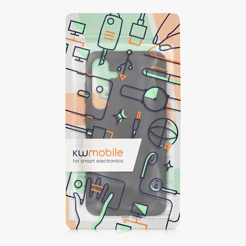 kwmobile Case for Samsung Galaxy S24 Plus Case - Soft TPU Cover with Silicone Coating - with Hand Strap and Stand Function - Shockproof - Black - color: black, size: Galaxy S24 Plus