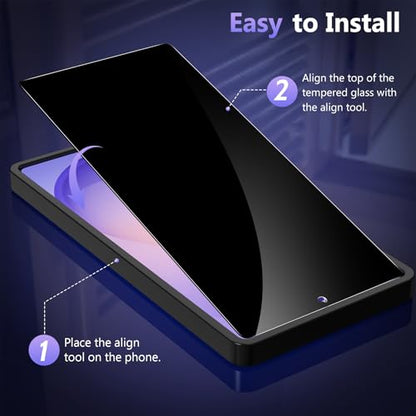 Asstar 2 Pack for Samsung Galaxy S26 Ultra Privacy Screen Protector - color: Black-Galaxy S26 Ultra