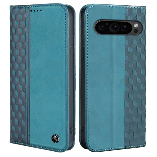 Wallet Case for Google Pixel 9/9 Pro 2024 6.3 inch - [Strong Magnetic] PU Leather Folio Flip Case with Card Holder Kickstand Protective Phone Cover - Green - color: Green, size: Google Pixel 9/9 Pro 6.3"