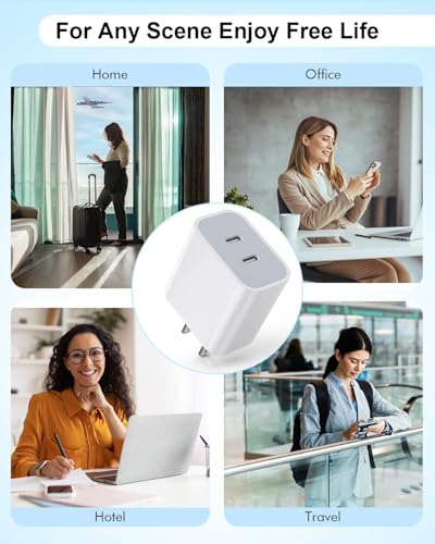 iPhone 17 Charger,USB C Charger Fast Charging with USBC to USBC Cable 2Pack - size: 3FT