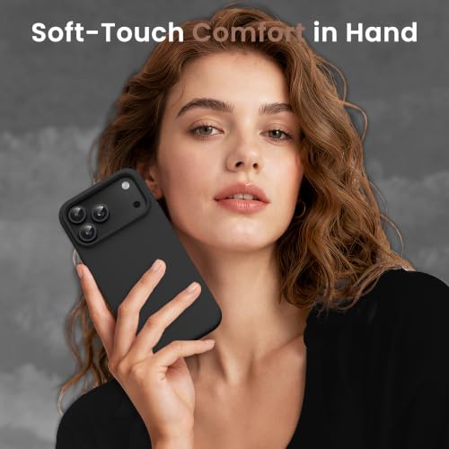 GONEZ Magnetic for iPhone 17 Pro Max Case, Silicone Cover Black - color: Black, size: Iphone 17 Pro Max
