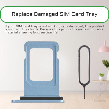 for iPhone XR Blue Single SIM Card Tray Slot Replacement