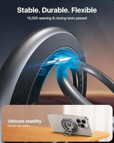 andobil 2026 3rd Gen Stabile Magnetic Phone Ring Grip for MagSafe, Durable - color: Natural Titanium