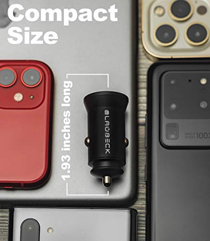Dual Port 2X 20W Car Charger USB C Car Charger Adapter for Apple iPhone 17 Car Charger, iPhone 15 Pro Max car Charger USB C Adapter