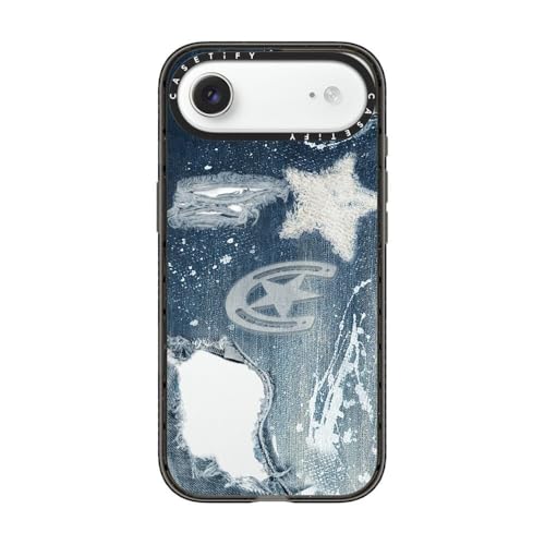CASETiFY for iPhone Air Case - Impact | Slim Fit | 8.2 ft. 4X Military Grade Drop Protection | Denim | Black - color: Denim, size: Iphone Air (6.5")