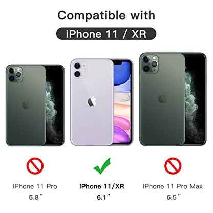 JETech Full-Coverage Screen Protector for iPhone 11/XR, 3-Pack