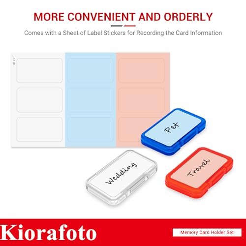 18PCS Multi-Color Clear Plastic MicroSD Card Holder Case for 18 TF Cards - color: for 18 Micro SD（Clear）