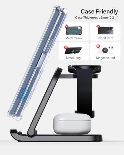 Charger Stand for Samsung Z Fold 8 Ultra/7/6 (Not for Fold 8/Watch9/Ultra2)