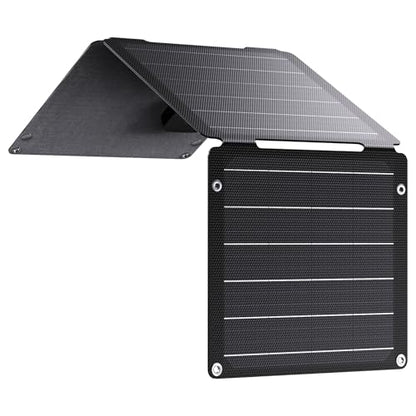 21W Solar Panel Charger BigBlue SolarPowa 20 Portable Solar Charger with USB-A/USB-C Ports, IP68 Waterproof, High-Efficiency Lightweight Foldable Solar Panels for Phones, Tablets, Camping, Backpacking - color: Gray