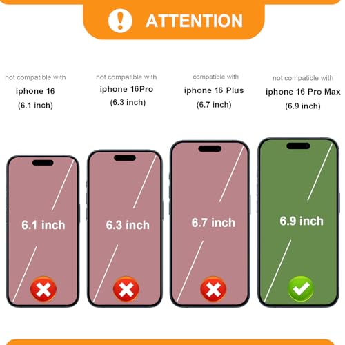 Bocasal Crossbody Wallet Case with Strap for iPhone 16 Pro Max, Green | RFID Blocking Card Slot Holder, Magnetic Flip Folio Purse Case, PU Leather Zipper Handbag Detachable Lanyard Strap 6.9 Inch - color: Green