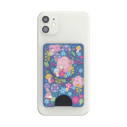 PopSockets Adhesive Phone Wallet and Card Holder with Grip, Pokemon - Chansey Wonderland Pw+ - color: Chansey Wonderland, style: Adhesive