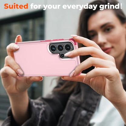 zapica Designed for Samsung Galaxy S26 Ultra Case, Light Pink | Military Grade Drop Protection, Dual Layer Structure Design, Heavy Duty Shockproof Non-Slip Phone Cover - color: Light Pink, size: Samsung Galaxy S26 Ultra 6.9''