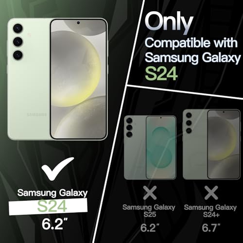JETech Slim Case for Samsung Galaxy S24, Jade Green | Camera Lens Protection, Soft TPU Design, Matte Finish, Shockproof Protection - color: Jade Green, size: S24