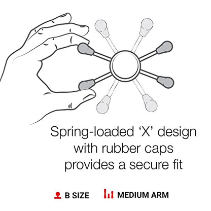 RAM MOUNTS X-Grip Large Phone Mount with Medium Arm Twist-Lock Suction Cup - style: Medium Arm