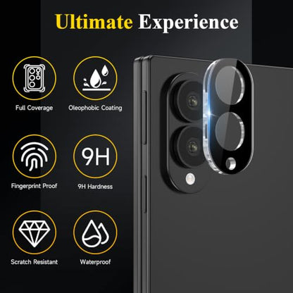4 Pack Camera Lens Screen Protector Compatible with Samsung Galaxy Z Flod 8 - size: Z Fold 8