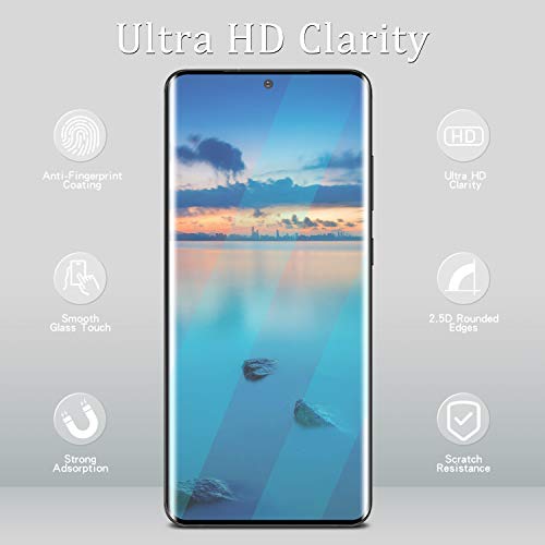 KAREEN 2 Pack Screen Protector for Samsung Galaxy S20 Ultra Tempered Glass - size: Galaxy S20 Ultra 6.9-inch