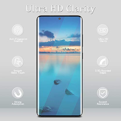KAREEN 2 Pack Screen Protector for Samsung Galaxy S20 Ultra Tempered Glass - size: Galaxy S20 Ultra 6.9-inch