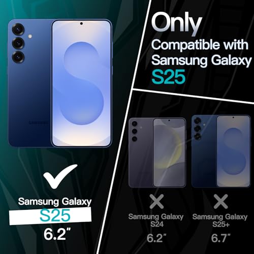 JETech Slim Case for Samsung Galaxy S25, Navy | Camera Lens Protection, Soft TPU Design, Matte Finish, Shockproof Protection - color: Navy, size: Galaxy S25