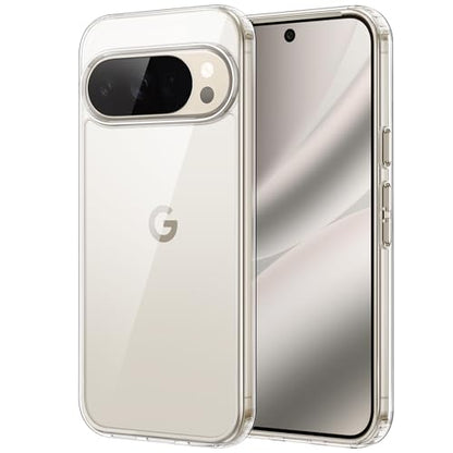 JETech Case for Google Pixel 10 Pro XL, Anti-Yellowing, Clear | Shockproof Protection, Scratch Resistant Hard PC Back, Durable Transparent TPU Bumper - color: Clear, size: Pixel 10 Pro XL