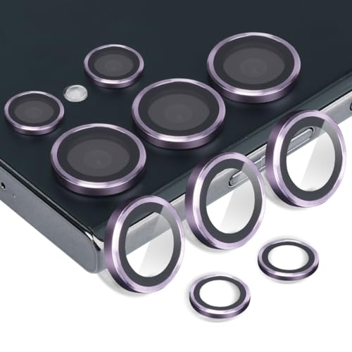 Camera Lens Protector for Samsung Galaxy S23 Ultra, Lavender - color: Lavender