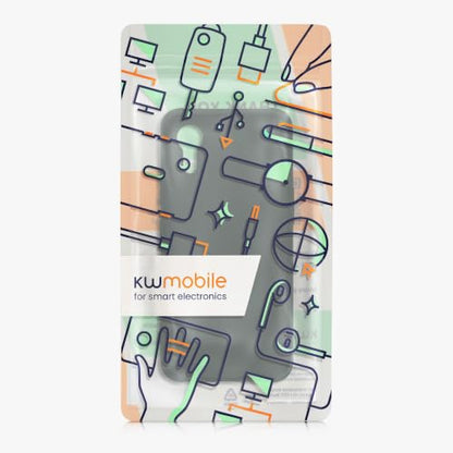 kwmobile Case Compatible with Samsung Galaxy Xcover7 Case - Soft Slim Protective TPU Silicone Cover - Moss Green - color: moss green
