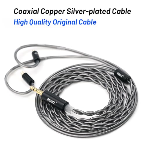BQEYZ BQ10 12mm Dynamic Wired Earphones, 3.5mm in-Ear Monitor IEM - size: 3.5mm without Mic