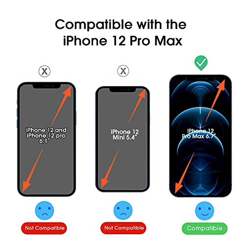amFiIm OneTouch for iPhone 12 Pro Max Screen Protector 6.7" Tempered Glass - size: 12P-6.7”