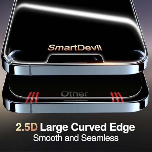 SMARTDEVIL 3 Pack Tempered Glass for iPhone 13 Pro Max Screen Protector