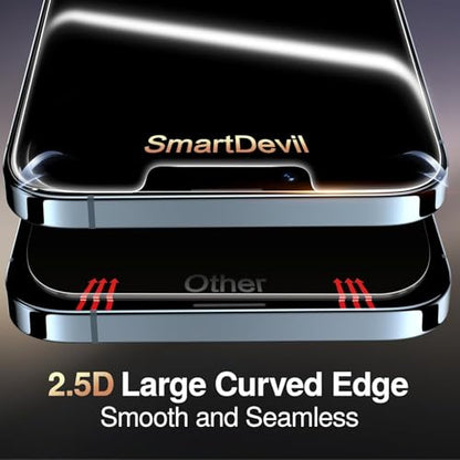 SMARTDEVIL 3 Pack Tempered Glass for iPhone 13 Pro Max Screen Protector