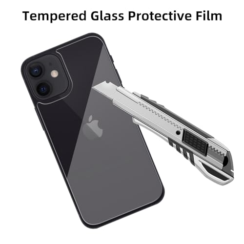 3 Pack Glass Back Screen Protector for iPhone 12 mini 2020 5.4-Inch - size: iPhone 12 mini 2020
