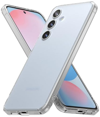 Ringke for Samsung Galaxy S24 FE Case [Fusion Matte Clear] | Oil & Dirt Resistant, Anti-Fingerprint Technology Prevents Oily Smudges, Frosted Coating Feels Velvety Soft - size: Galaxy S24 FE