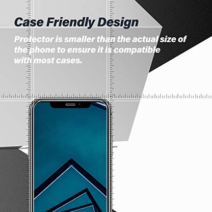 BIGFACE iPhone 11 Screen Protector + Camera Lens Protectors, [2 + 2 Pack] Premium HD Clear Tempered Glass, 9H Hardness, HD Clarity, Anti- Scratch, 3D Curved Accuracy Anti-Bubble Film - size: iPhone 11（6.1"）