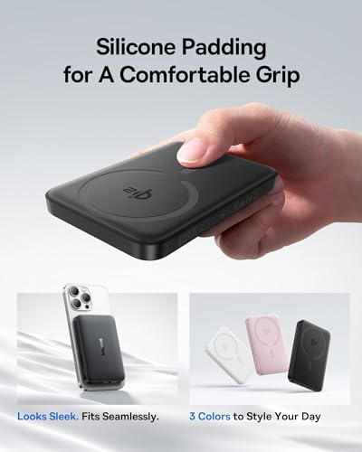 Baseus for MagSafe Portable Charger, Qi2 Certified 15W Wireless Magnetic Power Bank 10000mAh with USB-C Cable 22.5W PD Charging, Battery Pack Compatible with iPhone 18/17/16/15/14 Pro/Pro Max Series - color: Black