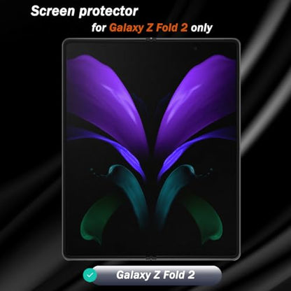1 Pack for Samsung Galaxy Z Fold 2 Inner Privacy Screen Protector. Anti Scratch, Self-Healing, Anti Spy Flexible TPU Film NOT Tempered Glass for Samsung Galaxy Z Fold 2 - size: for Galaxy Z Fold 2