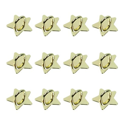 Crapyt 12 Pcs Metal Phone Hook, Adhesive Metal Phone Finger Grip Loop - color: Gold