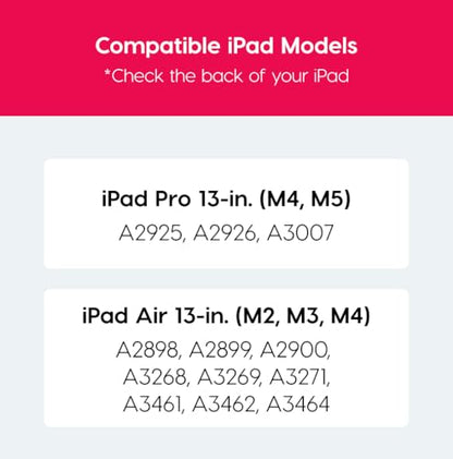 Astropad Rock Paper Pencil v3.0 – Paper Screen Protector for iPad Pro 13″ (M4, M5) & iPad Air 13″ (M2/M3/M4) + 2 Apple Pencil Tip Replacements – Compatible with Pencil 1/2 & Pencil Pro - size: iPad Pro 13" (M4/M5) & Air 13" (M2/M3/M4)