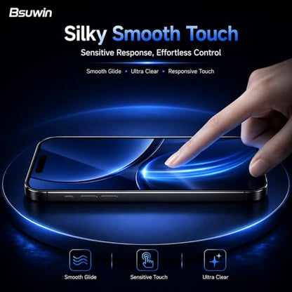 2 Pack Privacy Screen Protector for Samsung Galaxy S25 FE | |Tempered Glass, Anti-Scratch, 9H Hardness & Easy Installation