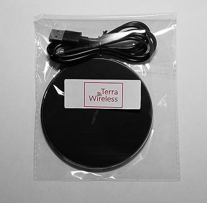 15W Fast Charge Wireless Charger Pad Charging Stand, Cell Phone Charging Pad, Smartphone Wireless Charger pad for Samsung, iPhone, Google Pixel, LG, Oppo, Nokia, TCL 20 Pro 5G