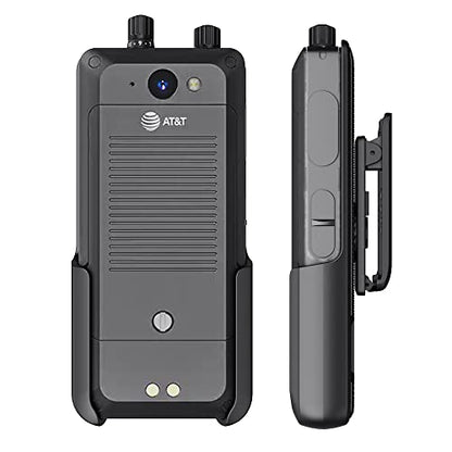 BELTRON Sonim XP5Plus 5G Slide-in Belt Clip Holder, Heavy Duty Rotating Belt Clip Holster for Sonim XP5 Plus X530 or XP5900 (AT&T FirstNet) - Supports 2.25" Wide Duty Belt - size: 2.25" Clip