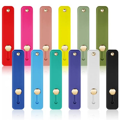 Weewooday 12 Pcs Phone Finger Strap, Classic Colors - color: Classic Colors