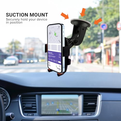 Armor All 3-in-1 Phone Mount for Car, Vent, Dashboard & Windshield Holder