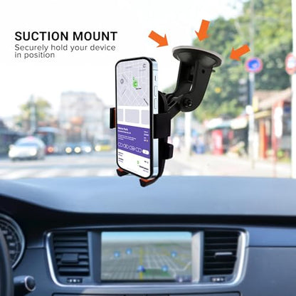 Armor All 3-in-1 Phone Mount for Car, Vent, Dashboard & Windshield Holder