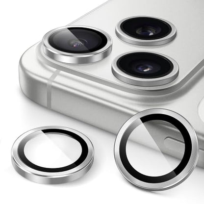 JETech Camera Lens Protector for iPhone 17 Pro/17 Pro Max, Silver, 1 Set - color: Silver