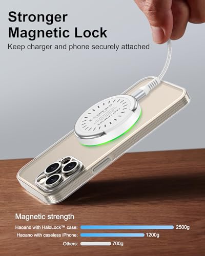 Magsafe Wireless Charger Samsung Fast Charging Pad for Galaxy S26 S25 Ultra - color: White