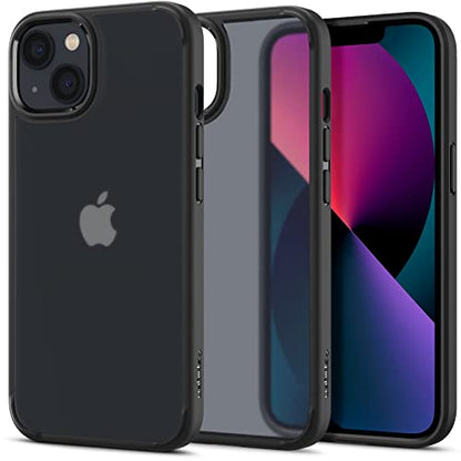Spigen for iPhone 13 Case, Ultra Hybrid [No Magnet Ring][Anti-Yellowing] - Frost Black - color: Frost Black, size: iPhone 13